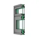 Último tilt de aluminio inteligente y giro Windows Smart aluminio Tilt y gire Windows Company 5