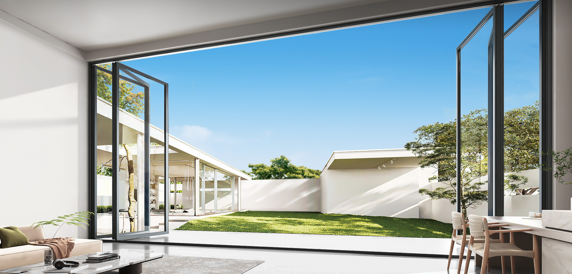 Proveedor de ventanas, puertas y sistemas de muro cortina de aluminio.