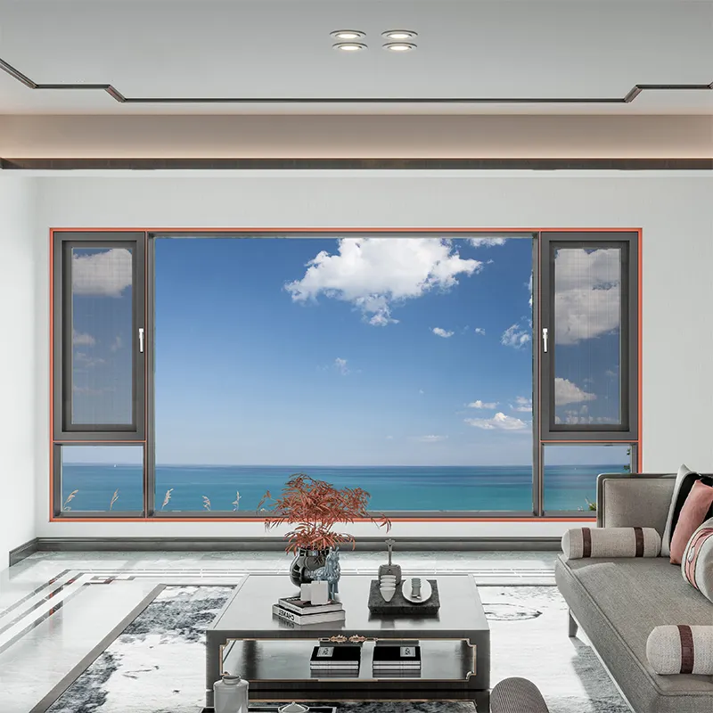 Aluminum Casement Windows Prices Foam and Wooden Frame/Eco-friendly Wooden Case - - IMLANG 2