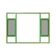 IMLANG Aluminium Windows for Sale Coffee Powder Spraying Aluminium Windows for Salesupply 3