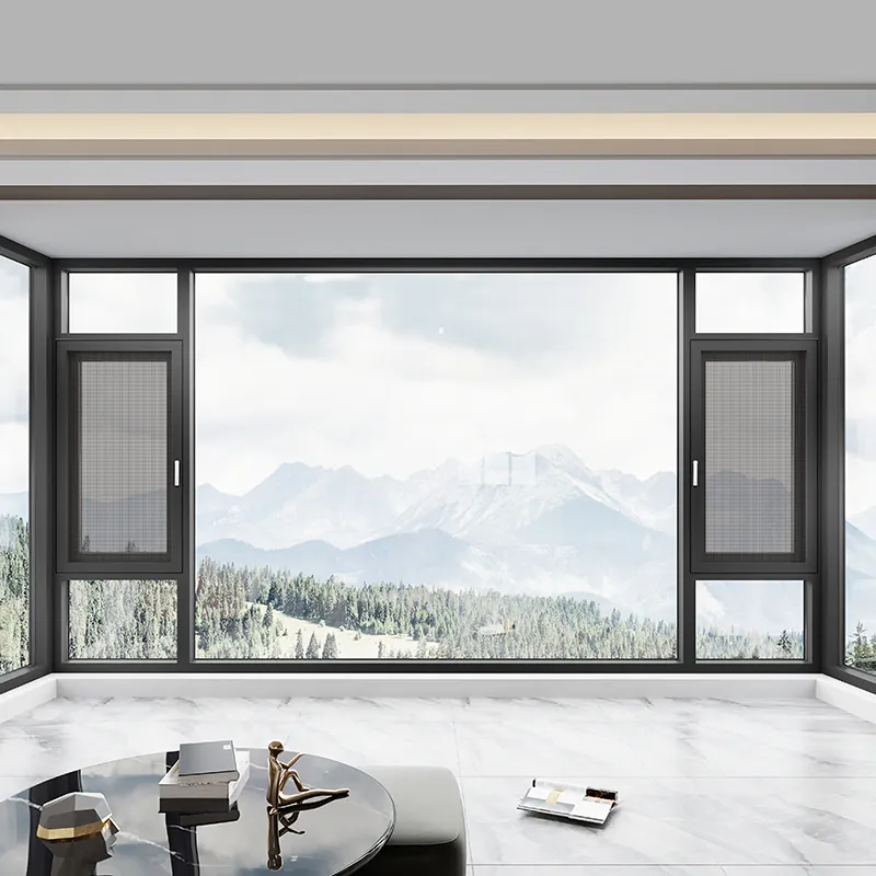 IMLANG Aluminium Windows for Sale Coffee Powder Spraying Aluminium Windows for Salesupply 2