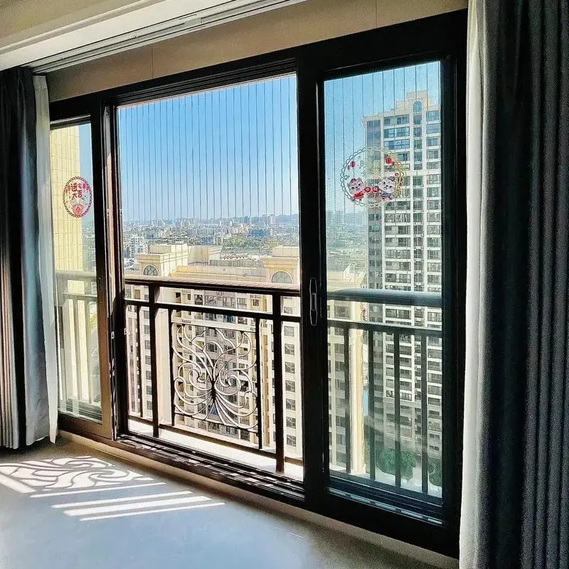 Aluminum Sliding Windows for Sale Ingle Push-pull Fan Not Exceeding 3.5㎡ 30 ㎡company 2