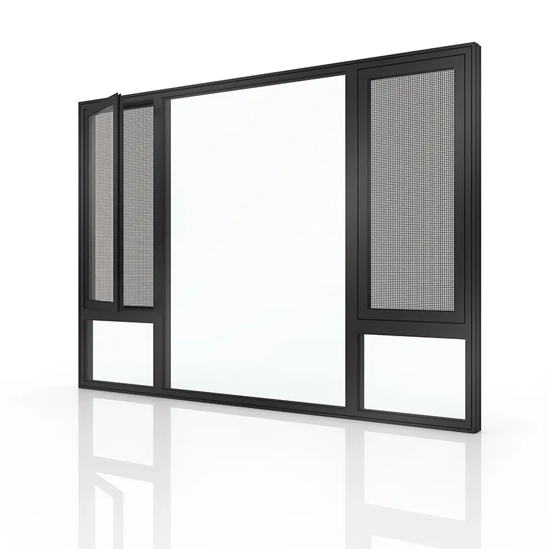 Custom Made Aluminum Windows Single Fan Lapad 500mm-1000mm - - IMLANG 2