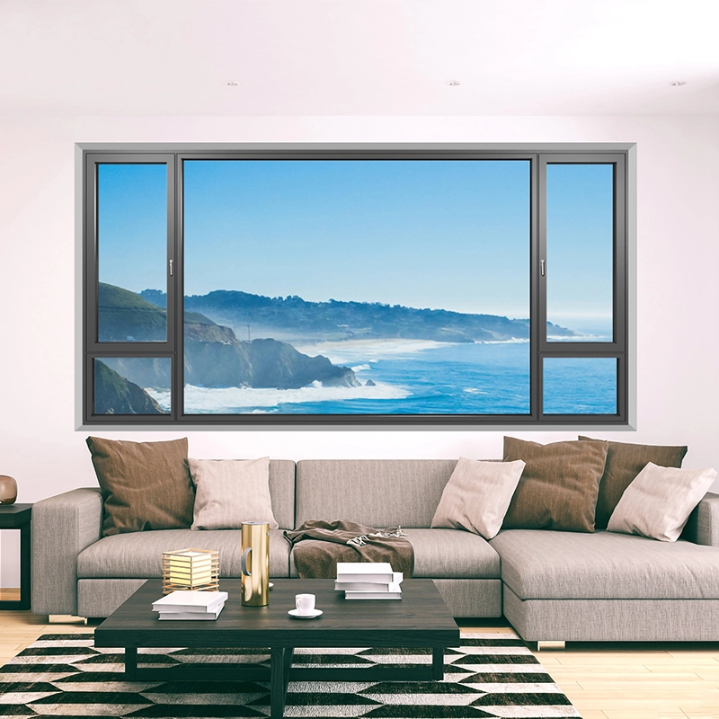 Aluminium 888tilt & Drehsystem Fenster im modernen Stil 1