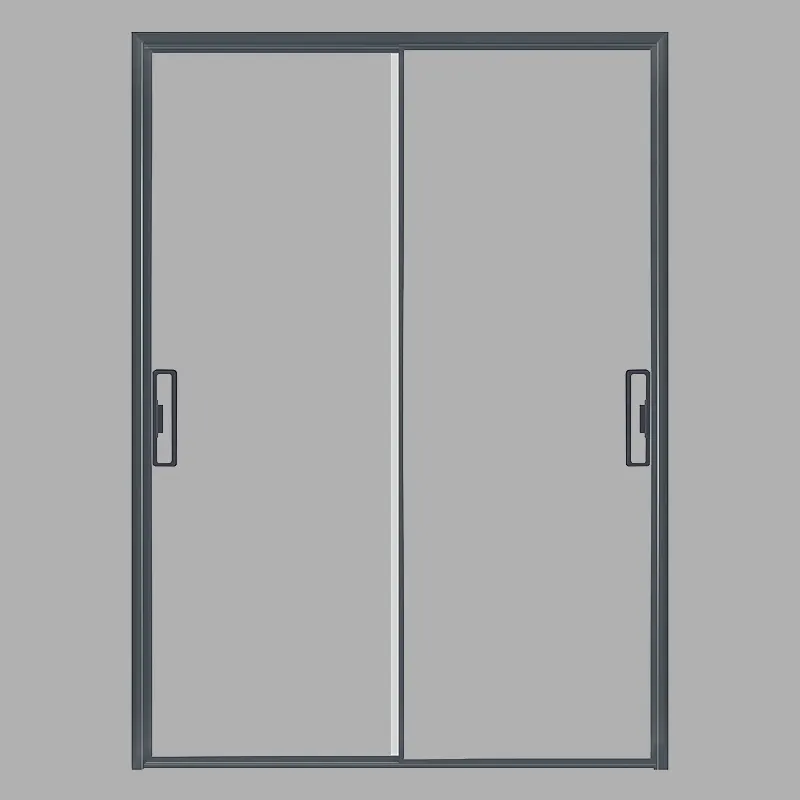 Aluminiumtüren zum Verkauf, Einzelventilatorhöhe 1200 mm-2500 m von IMLANG 4