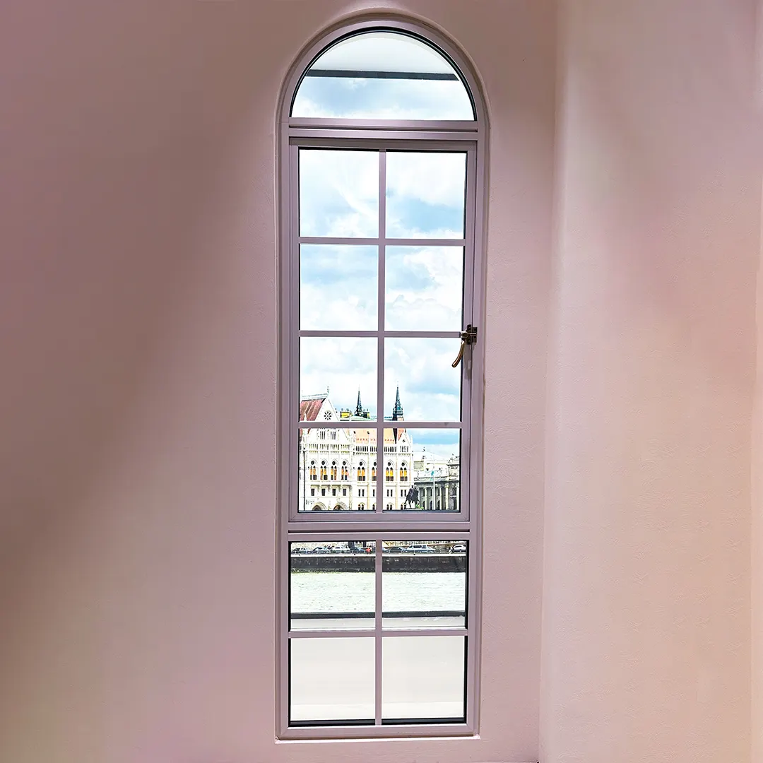 Aluminium Casement Window Supplier Aksu Powder Coating:Black and White by IMLANG 2