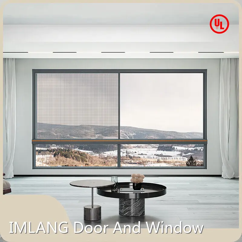 Horizontal Sliding Double Glazed Windows Aluminum Alloy - - IMLANG 1