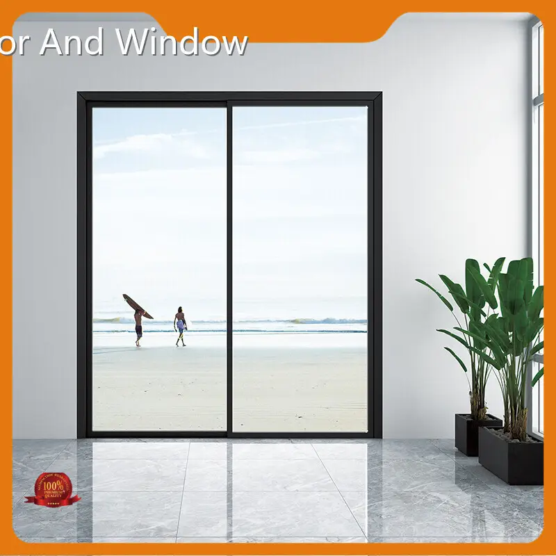 Custom Made Aluminium Sliding Doors Single Fan Width 350mm-1000mm FOBmanufacturers 1