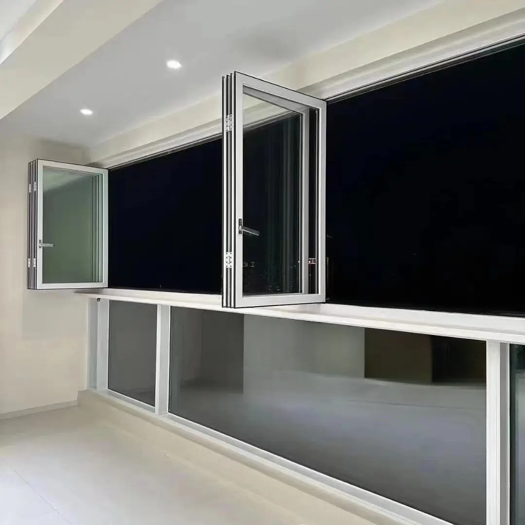 Paduan Aluminium Jendela Lipat Horizontal oleh IMLANG 2