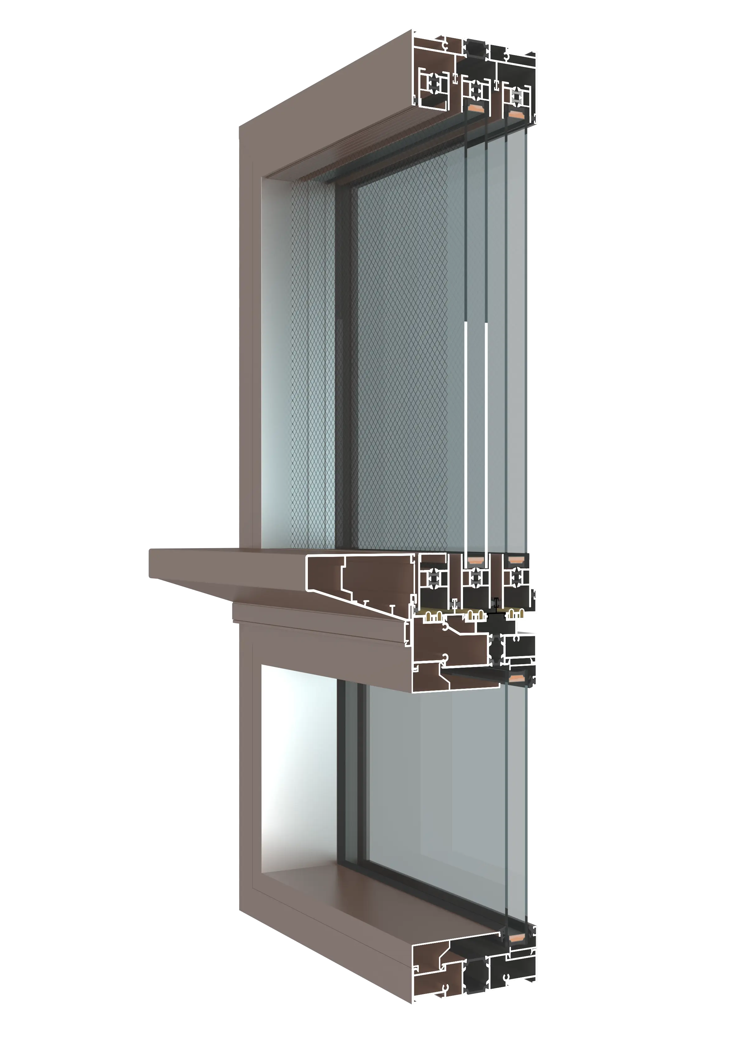 Aluminiumfönsterleverantörer Skum och träram/miljövänlig träfodral - - IMLANG 3
