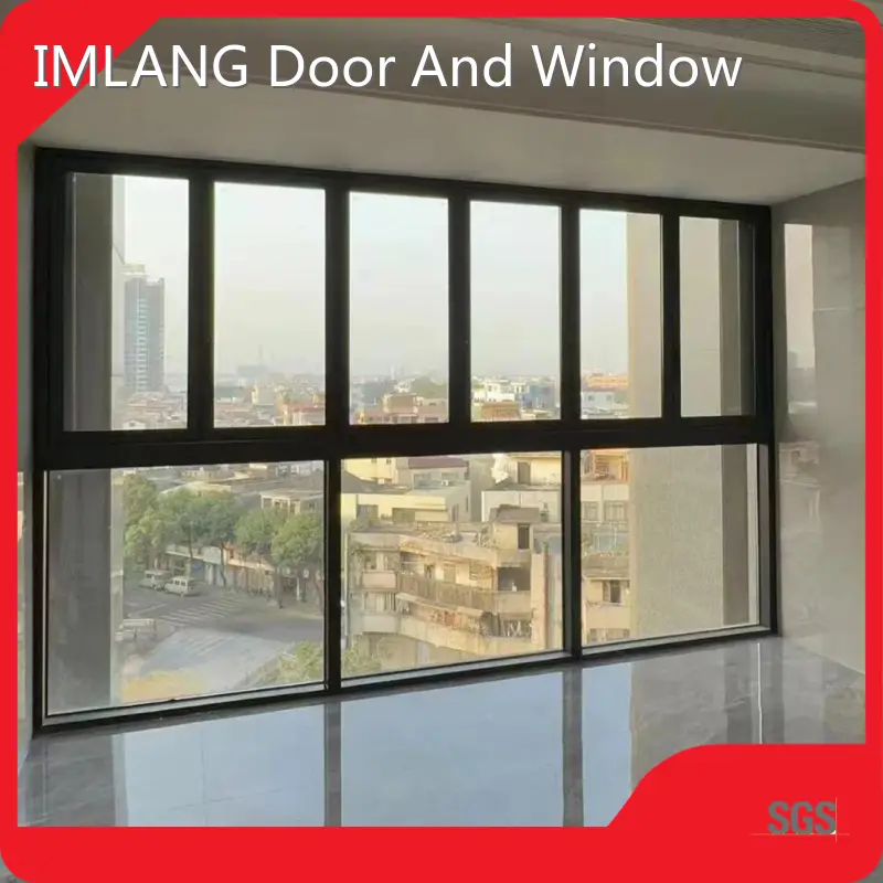 Aluminium Sliding Folding Window Smooth White by IMLANG 1