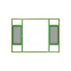 Fabricante de ventanas de aluminio Ancho de ventilador único 400 mm-800 mm - - IMLANG 2