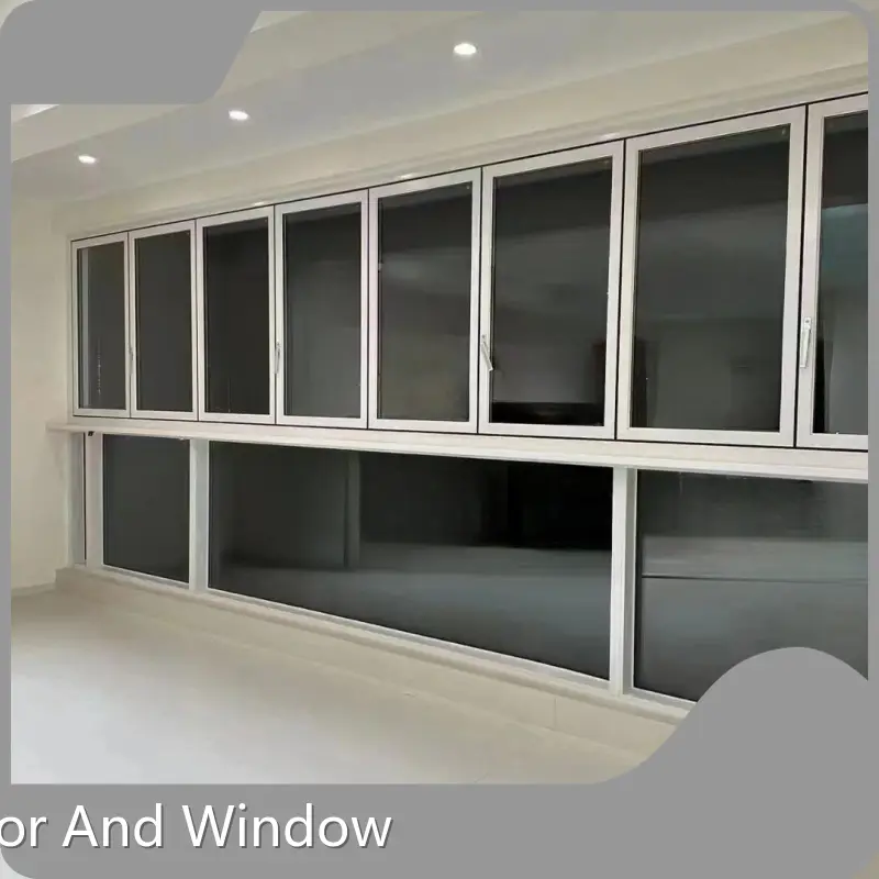 Paduan Aluminium Jendela Lipat Horizontal oleh IMLANG 1