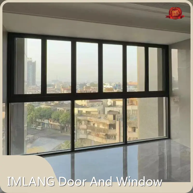 Aluminium Sliding Folding Window Folding Window Foam and Wooden Frame/Eco-friendly Wooden Casewholesaler 1