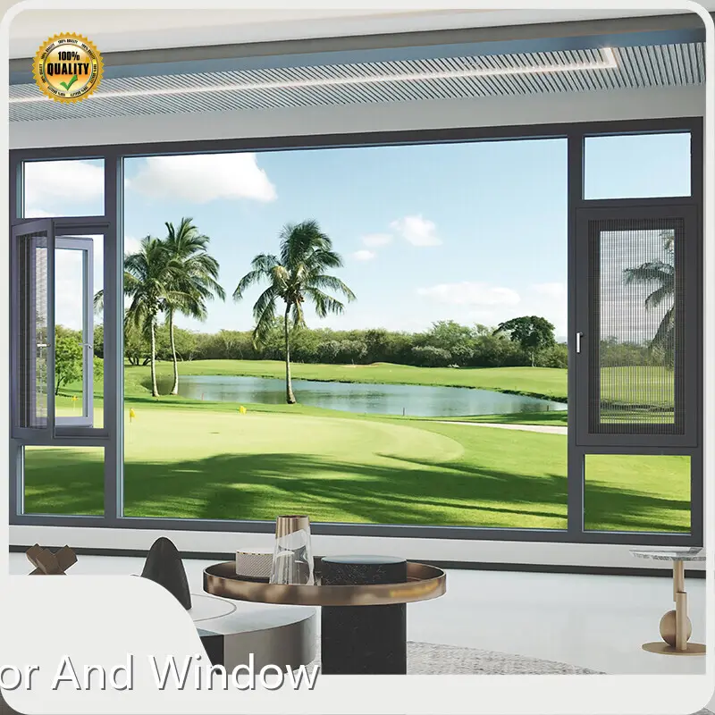 IMLANG Aluminium Windows for Sale Coffee Powder Spraying Aluminium Windows for Salesupply 1
