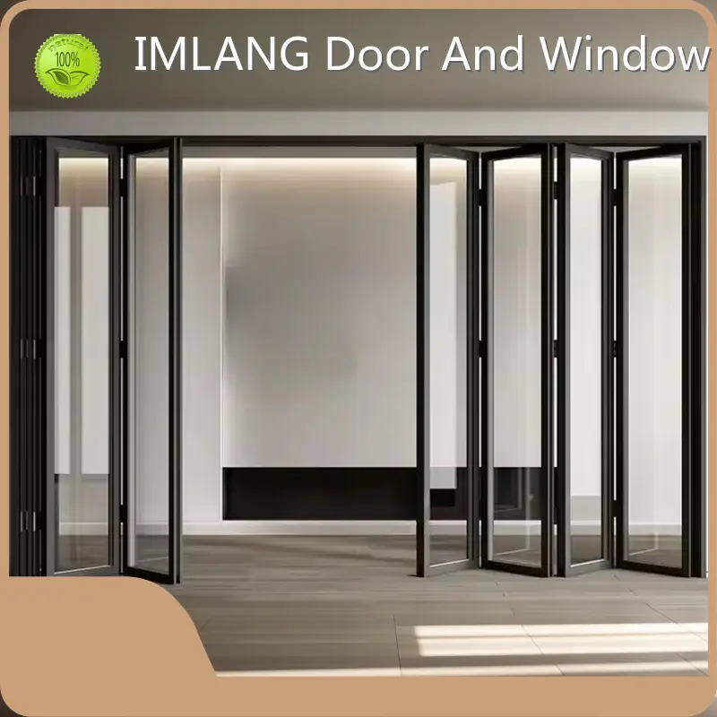 Aluminum Folding Doors for Sale Foam and Wooden Frame/wooden Case - - IMLANG 1