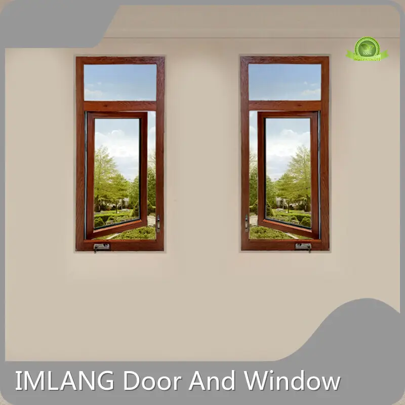 Newbest Aluminium Window Manufacturers 20-50days Casement Hand-cranked Window 1