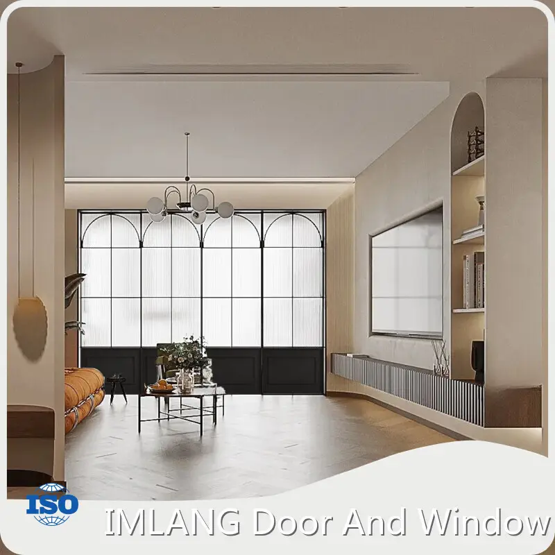 High-end Black Aluminium Sliding Doors Price List 1