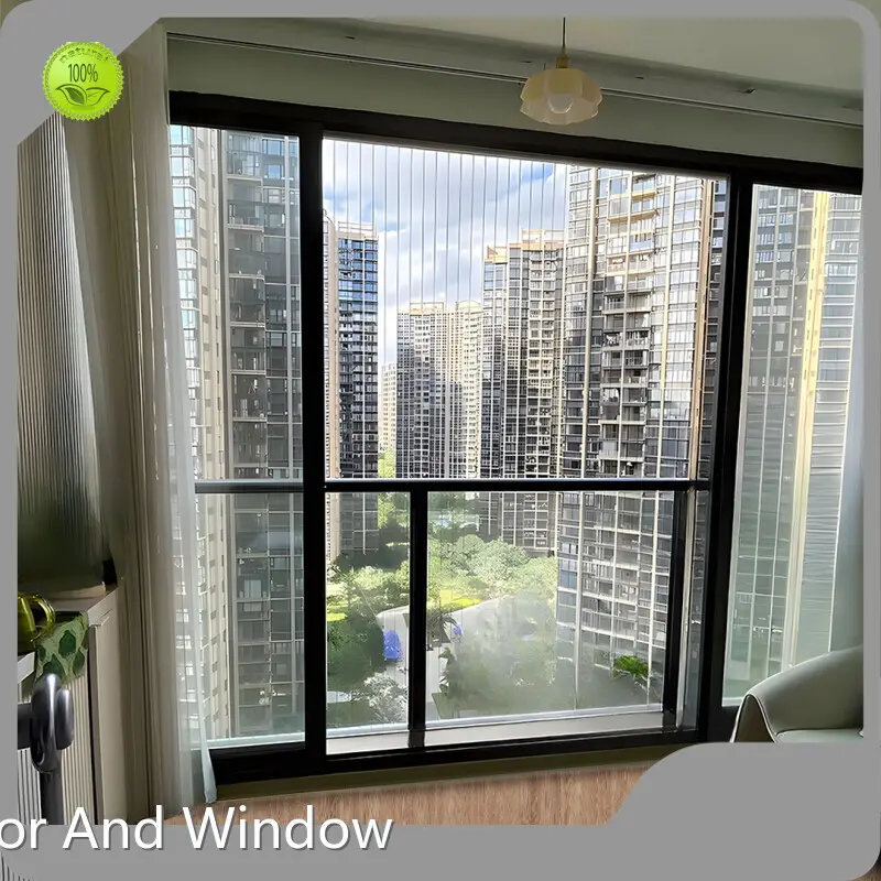 IMLANG Sliding Floor to Ceiling Windows Foam and Wooden Frame/Eco-friendly Wooden Case Sliding Floor to Ceiling Windowsfactory 1