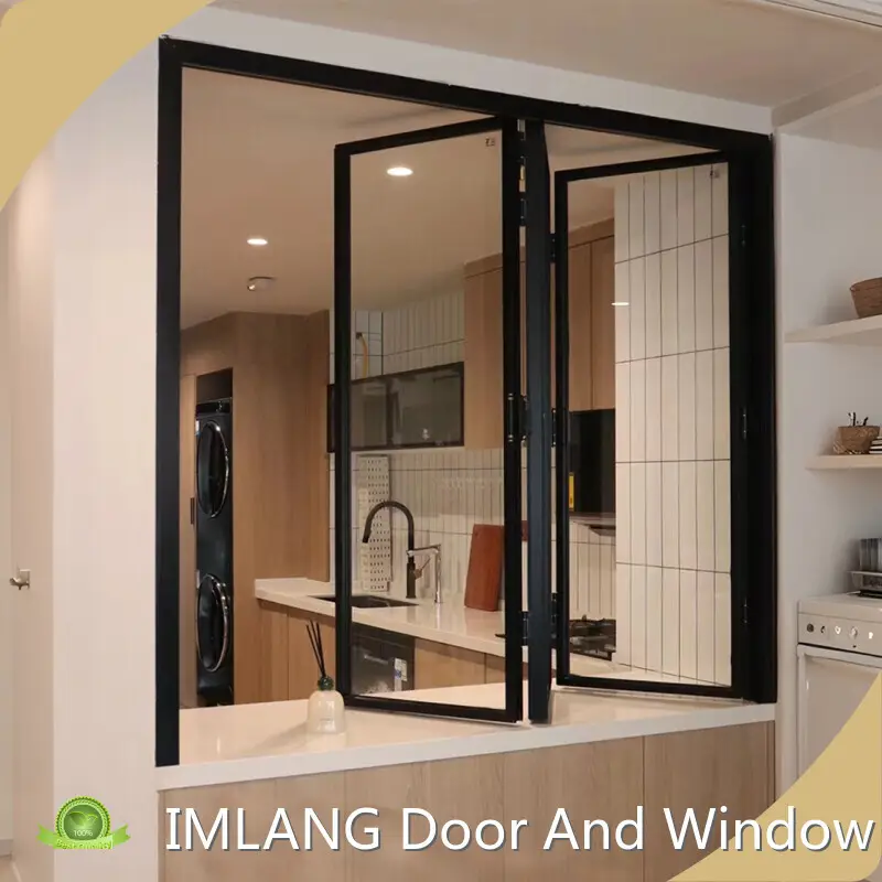 Aluminium Bifold Windows Ceramic White Wholesale - IMLANG 1