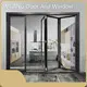 IMLANG Black Aluminium Bifold Doors FOB Black Aluminium Bifold Doorswholesaler 1