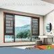 IMLANG Aluminum Window Supplier Black Crystal Sand Aluminum Window Suppliermanufacturers 1