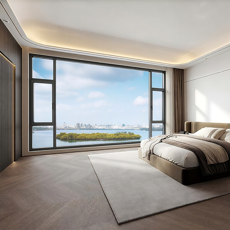 Australisk standard Hot Sale Aluminium Casement Window Energy-Saving Glass Soundproof Homes Window 1